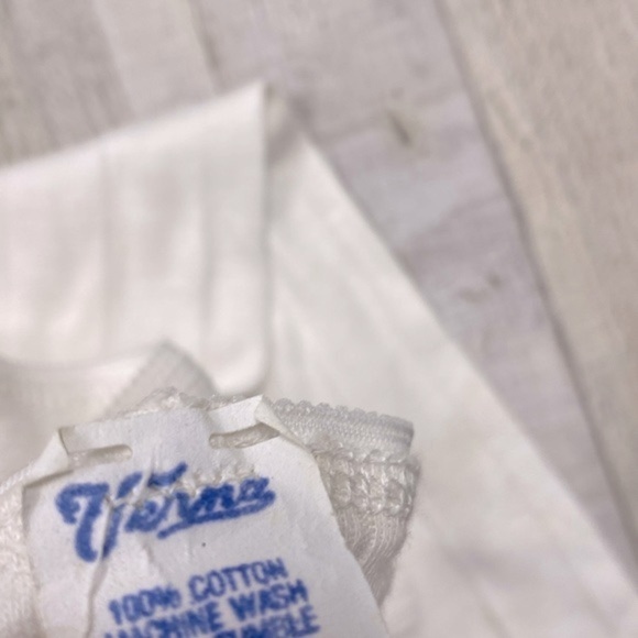 Verns Vintage white long underwear set of two size xx - Picture 4 of 5
